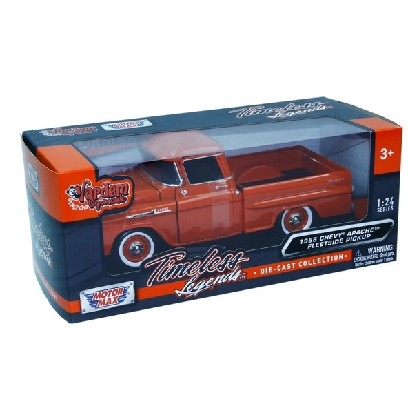 ZeycanHome 79311 1:24 1958 CHEVY APACHE FLEETLINE PICKUP Kız Erkek Çocuk Oyuncak Eğitici Oyuncaklar ürün görseli 1