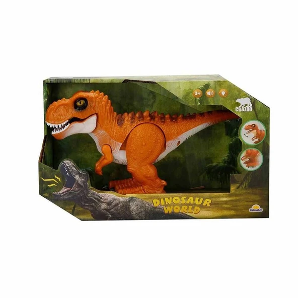 ZeycanHome Sesli ve Işıklı Yürüyen Dinozor Kız Erkek Çocuk Oyuncak Eğitici Oyuncaklar ürün görseli 1
