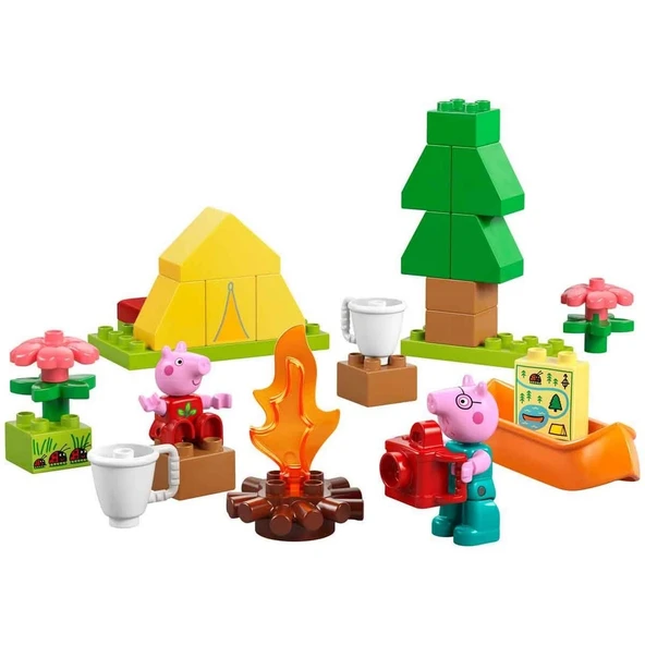 ZeycanHome LEGO DUPLO Peppa Pig Kamp Gezisi 10452 Kız Erkek Çocuk Oyuncak Eğitici Oyuncaklar ürün görseli 1