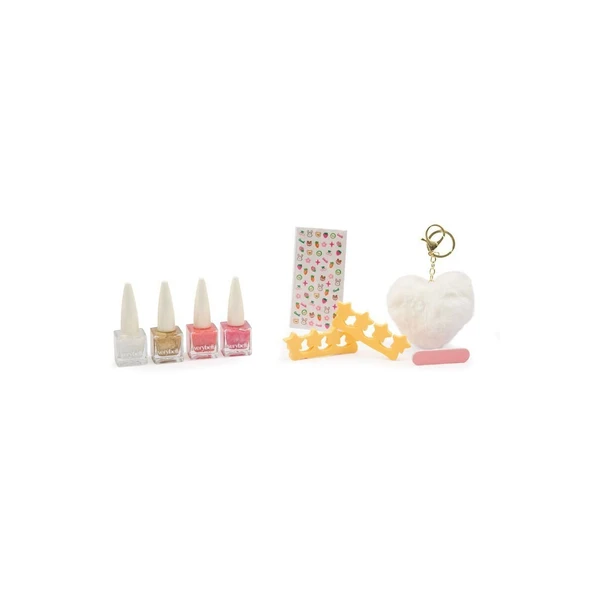 ZeycanHome VRB61000 Very Bella - Bear Tırnak Seti (4 farklı renk oje+sticker+törpü+anahtar) Kız Erkek Çocuk Oyu ürün görseli 1