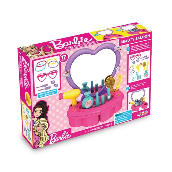 ZeycanHome 03509 Barbie Güzellik Salonu ,Dede Kız Erkek Çocuk Oyuncak Eğitici Oyuncaklar ürün görseli 1