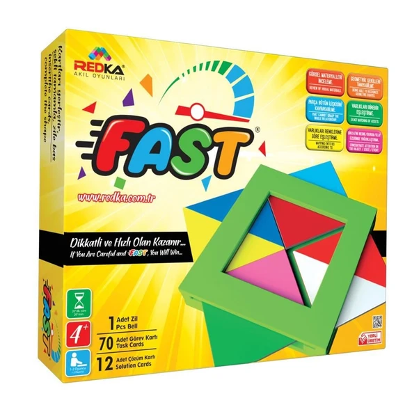 ZeycanHome Redka Fast Akıl Zeka Eğitici Oyuncak Kız Erkek Çocuk Oyuncak Eğitici Oyuncaklar ürün görseli 1