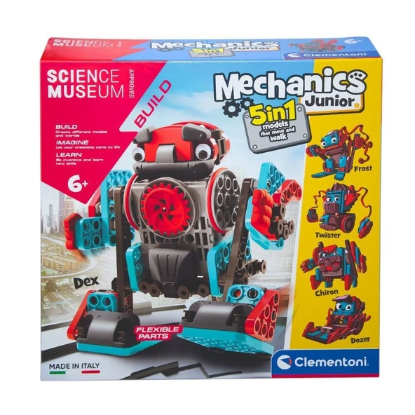 ZeycanHome 61360TR Mechanics Junior - Hareketli Robotlar +6 yaş Kız Erkek Çocuk Oyuncak Eğitici Oyuncaklar ürün görseli 1