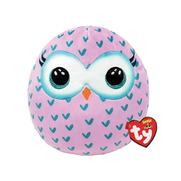 ZeycanHome Ty Squish a Boos Baykuş Yastık Winks 22cm Kız Erkek Çocuk Oyuncak Eğitici Oyuncaklar ürün görseli 1