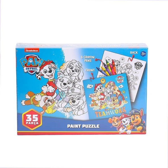 ZeycanHome PW7930 Paw Patrol Boyamalı Puzzle Kız Erkek Çocuk Oyuncak Eğitici Oyuncaklar ürün görseli 1