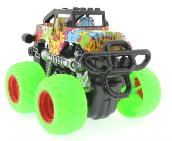 ZeycanHome Die Cast Off Road Dev Yeşil Teker Araba Kız Erkek Çocuk Oyuncak Eğitici Oyuncaklar ürün görseli 1