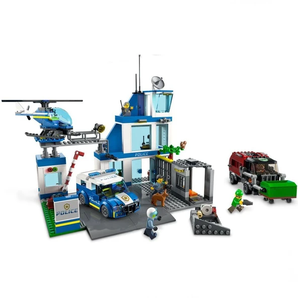 ZeycanHome LEGO City Polis Merkezi 60316 Kız Erkek Çocuk Oyuncak Eğitici Oyuncaklar ürün görseli 1