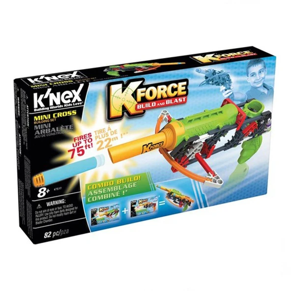 ZeycanHome K'Nex K Force Mini Cross Set 47517 Kız Erkek Çocuk Oyuncak Eğitici Oyuncaklar ürün görseli 1