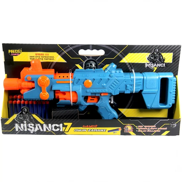 ZeycanHome Nişancı 7 Pilli Dart Atan Oyuncak Kız Erkek Çocuk Oyuncak Eğitici Oyuncaklar ürün görseli 1