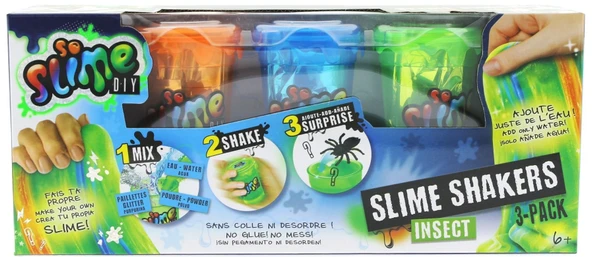 ZeycanHome Slime Shaker İnsect Üçlü Paket Kız Erkek Çocuk Oyuncak Eğitici Oyuncaklar ürün görseli 1