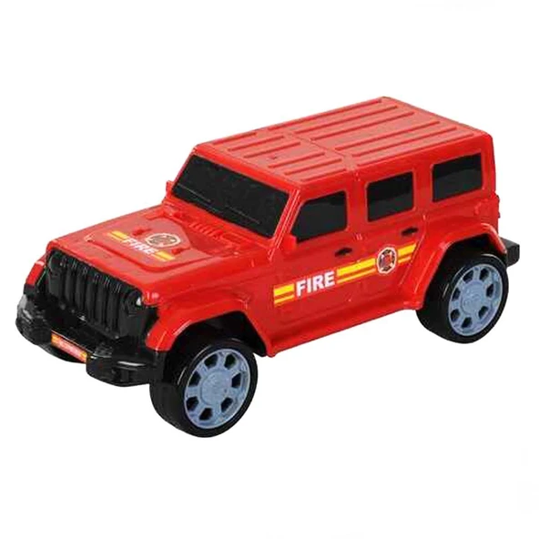 ZeycanHome Kutulu İtfaiye Jeep Oyun Seti Kız Erkek Çocuk Oyuncak Eğitici Oyuncaklar ürün görseli 1