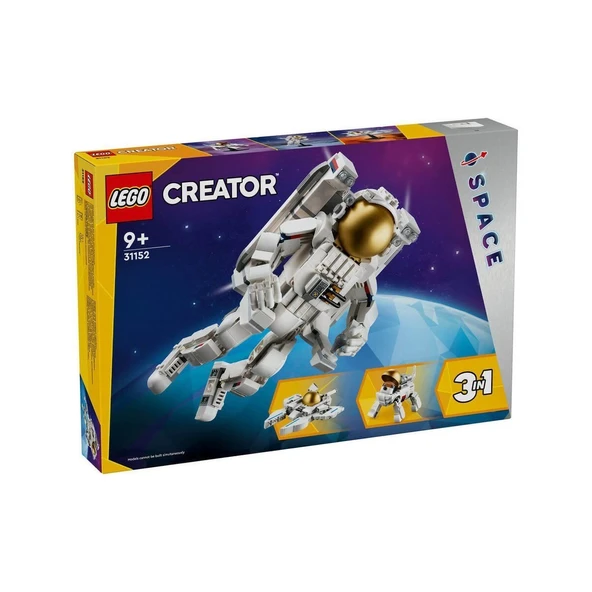 ZeycanHome 31152 LEGO® Creator 3’ü1 arada Uzay Astronotu 647 parça +9 yaş Kız Erkek Çocuk Oyuncak Eğitici Oyunc ürün görseli 1