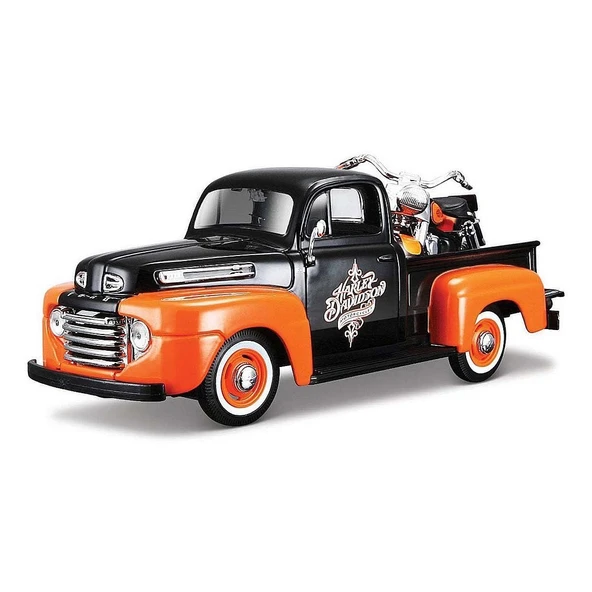 ZeycanHome Maisto 1:24 Ford Pick-Up 1948 Model Araba Kız Erkek Çocuk Oyuncak Eğitici Oyuncaklar ürün görseli 1