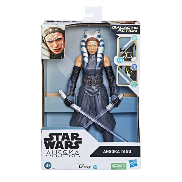 ZeycanHome F7918 Star Wars Ahsoka Tano İnteraktif 30cm Figür Kız Erkek Çocuk Oyuncak Eğitici Oyuncaklar ürün görseli 1