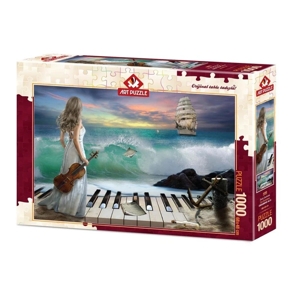ZeycanHome 4468 DENİZ SENFONİSİ/ ART puzzle 1000 parça Kız Erkek Çocuk Oyuncak Eğitici Oyuncaklar ürün görseli 1