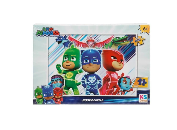 ZeycanHome KS Puzzle 100 Parça Pijamaskeliler Kız Erkek Çocuk Oyuncak Eğitici Oyuncaklar ürün görseli 1