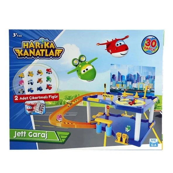 ZeycanHome Harika Kanatlar Jett Garaj Oyun Seti Kız Erkek Çocuk Oyuncak Eğitici Oyuncaklar ürün görseli 1