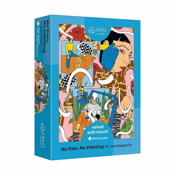 ZeycanHome PUZZLE-37423 No Pain No Painting 500 Parça Puzzle Kız Erkek Çocuk Oyuncak Eğitici Oyuncaklar ürün görseli 1