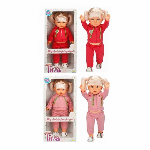 ZeycanHome Tina Sporty Bebek 45cm.1adet Kız Erkek Çocuk Oyuncak Eğitici Oyuncaklar ürün görseli 1