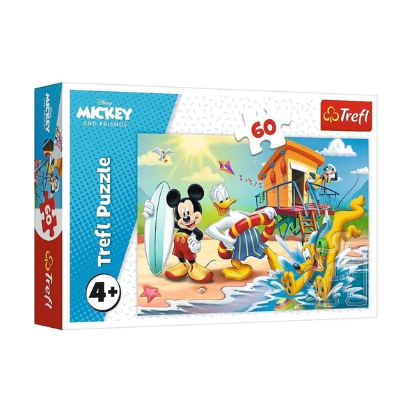 ZeycanHome PUZZLE-17359 Mickey 60 Parça Puzzle Kız Erkek Çocuk Oyuncak Eğitici Oyuncaklar ürün görseli 1
