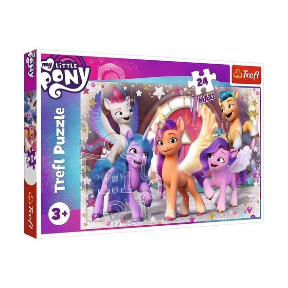 ZeycanHome PUZZLE-14338 My Little Pony 24 Parça Maxi Çocuk Puzzle Kız Erkek Çocuk Oyuncak Eğitici Oyuncaklar ürün görseli 1