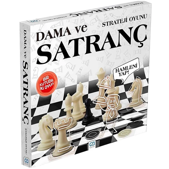 ZeycanHome Dama ve Satranç Kutulu Oyun Kız Erkek Çocuk Oyuncak Eğitici Oyuncaklar ürün görseli 1