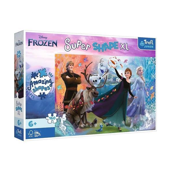 ZeycanHome PUZZLE-50022 Frozen 160 Parça XL Çocuk Puzzle Kız Erkek Çocuk Oyuncak Eğitici Oyuncaklar ürün görseli 1