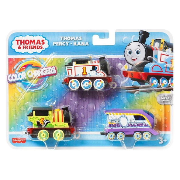 ZeycanHome HNP82 Thomas ve Arkadaşları - Renk Değiştiren Küçük Trenler 3lü Paket Kız Erkek Çocuk Oyuncak Eğitic ürün görseli 1