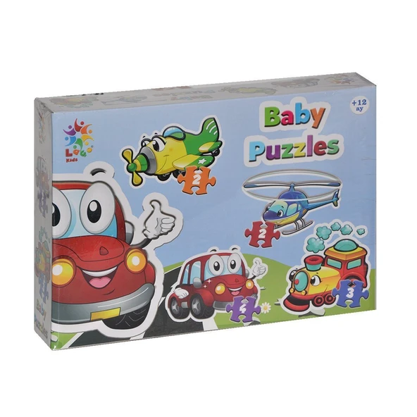 ZeycanHome LCBYB003 BABY PUZZLE TAŞITLAR Kız Erkek Çocuk Oyuncak Eğitici Oyuncaklar ürün görseli 1