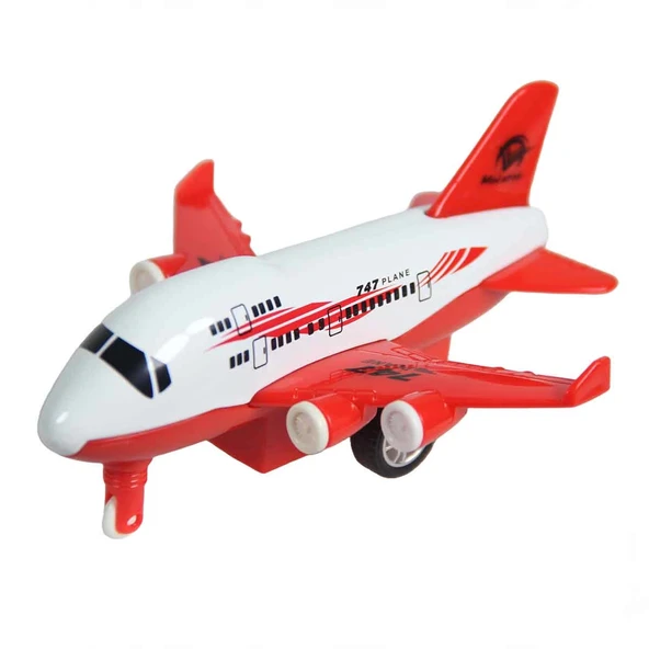 ZeycanHome Metal Çekbırak Mini Yolcu Uçağı - CTOY-9805.9806 - 1adet Stokta Olan Gönderilir Kız Erkek Çocuk Oyun ürün görseli 1
