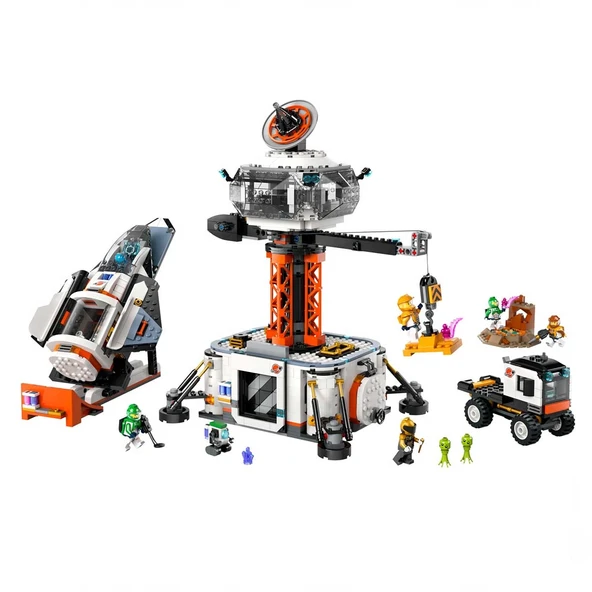 ZeycanHome LEGO City Uzay Üssü ve Roket Fırlatma Rampası 60434 Kız Erkek Çocuk Oyuncak Eğitici Oyuncaklar ürün görseli 1