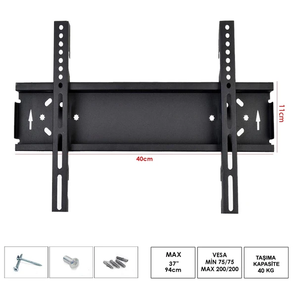 Ufix Lcd Askı Aparatı Sabit 37/40/42 94Cm ürün görseli 1