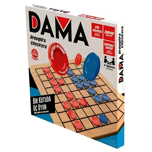 ZeycanHome Bu-Bu Games Dama Kız Erkek Çocuk Oyuncak Eğitici Oyuncaklar ürün görseli 1