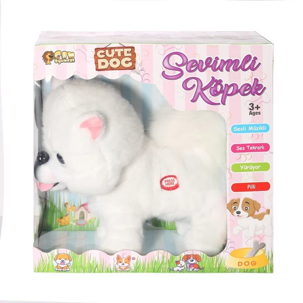ZeycanHome 5229 KUTULU PİLLİ SESLİ KÖPEK Kız Erkek Çocuk Oyuncak Eğitici Oyuncaklar ürün görseli 1