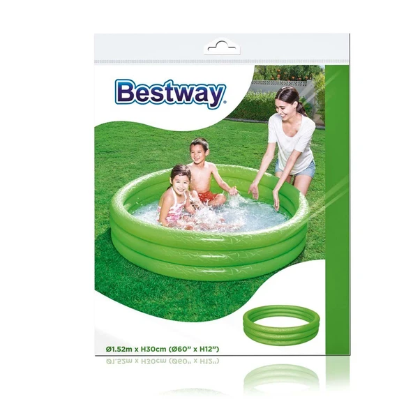 ZeycanHome Bestway Renkli Şişme Çocuk Havuzu 152x30cm - BW51026 - Stokta Olan Renk Gönderilir Kız Erkek Çocuk O ürün görseli 1