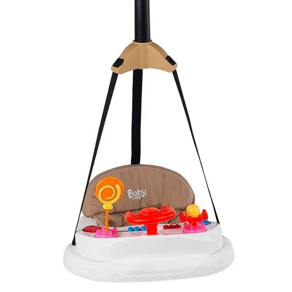 ZeycanHome Babyhope Lüks Oyuncaklı Hoppala Kahverengi Kız Erkek Çocuk Oyuncak Eğitici Oyuncaklar ürün görseli 1