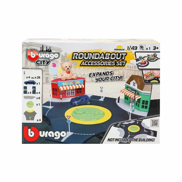 ZeycanHome Burago City Garaj Seti Kız Erkek Çocuk Oyuncak Eğitici Oyuncaklar ürün görseli 1