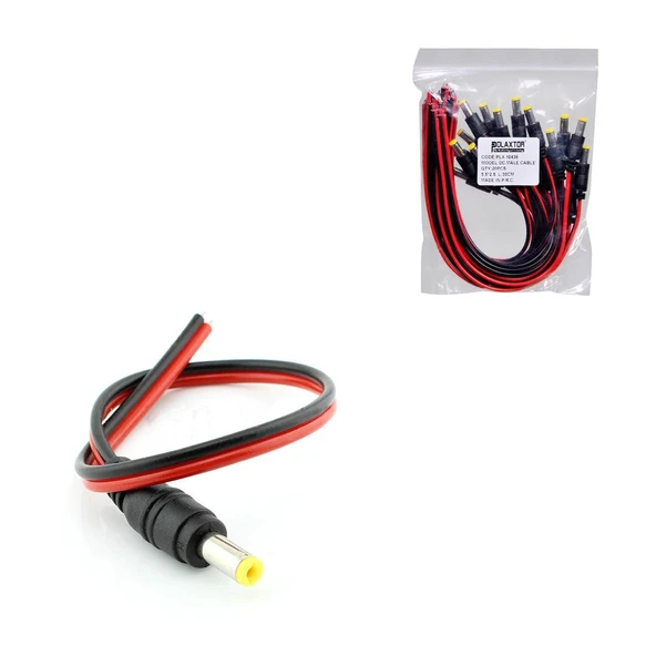 Polaxtor Fully Tk34 Power Kablo 5.5X2.5Mm 25Cm Plx-10436-10 Lu Paket ürün görseli 1