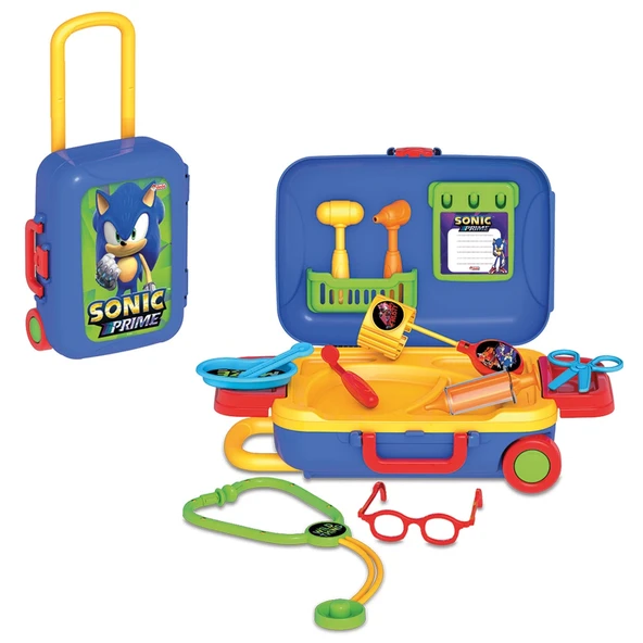 ZeycanHome Sonic Doktor Set Bavulum Kız Erkek Çocuk Oyuncak Eğitici Oyuncaklar ürün görseli 1