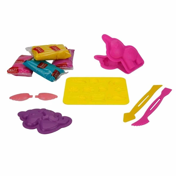 ZeycanHome Crafy Sihirli Unicorn Oyun Hamuru Seti 11 Parça Kız Erkek Çocuk Oyuncak Eğitici Oyuncaklar ürün görseli 1