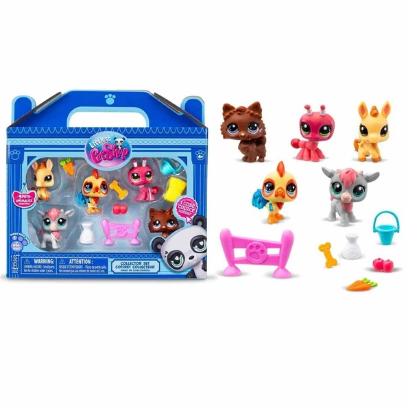 ZeycanHome 1005103 Littlest Pet Shop Minişler 5'li Figür Seti S1 Çiftlik Temalı -Sunman Kız Erkek Çocuk Oyuncak ürün görseli 1