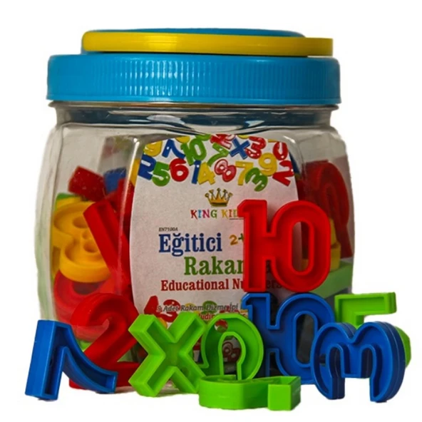 ZeycanHome Eğitici Sayılar 96 Parça Kız Erkek Çocuk Oyuncak Eğitici Oyuncaklar ürün görseli 1