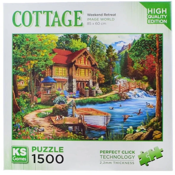ZeycanHome KS Games Weekend Retreat Puzzle 1500 Parça 22041 Kız Erkek Çocuk Oyuncak Eğitici Oyuncaklar ürün görseli 1