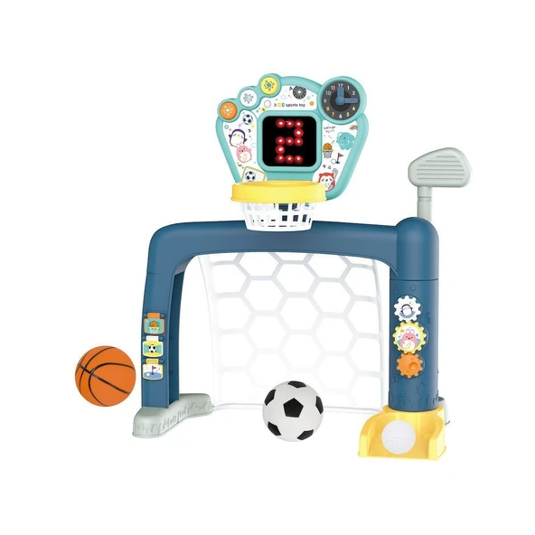 ZeycanHome BAO-1908C Futbol, Basket ve Golf Oyun Seti -Vardem Kız Erkek Çocuk Oyuncak Eğitici Oyuncaklar ürün görseli 1
