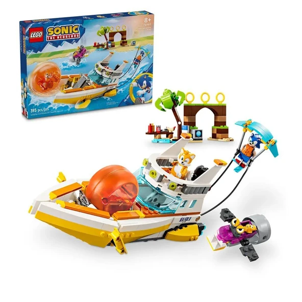 ZeycanHome 76997 Lego Sonic the Hedgehog Tailsin Macera Teknesi 393 parça +8 yaş Kız Erkek Çocuk Oyuncak Eğitic ürün görseli 1