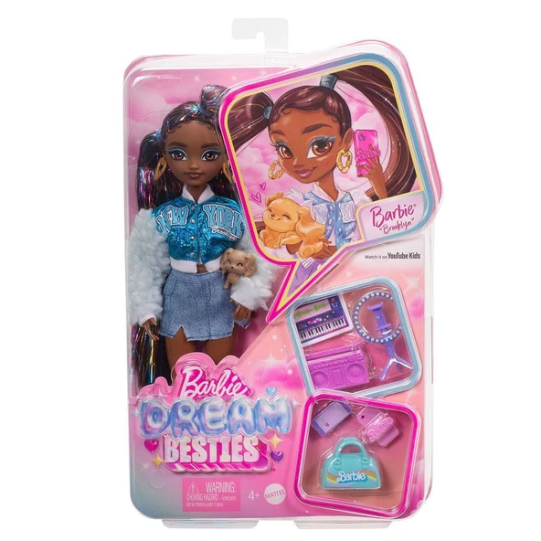 ZeycanHome HYC22 Barbie Dream Besties Ana Karakter Bebeklers Brooklyn Kız Erkek Çocuk Oyuncak Eğitici Oyuncakla ürün görseli 1