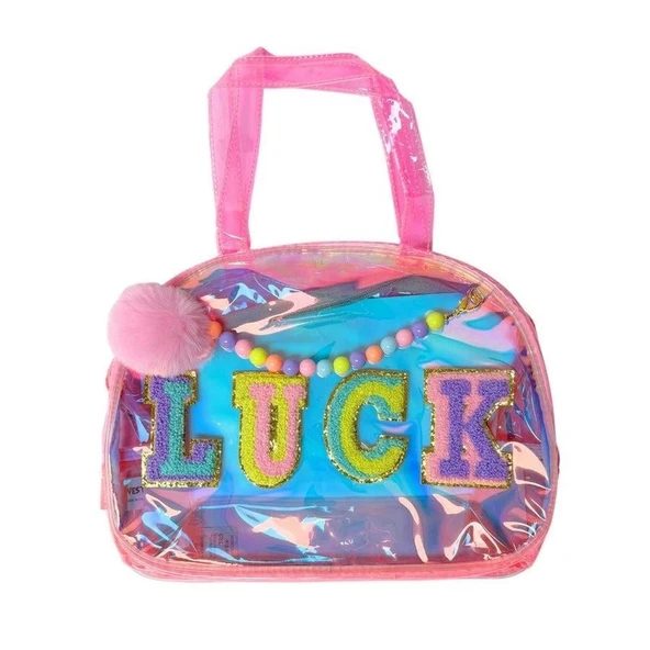 ZeycanHome Vest Nakış El Çantası Şeffaf Pembe Kız Erkek Çocuk Oyuncak Eğitici Oyuncaklar ürün görseli 1