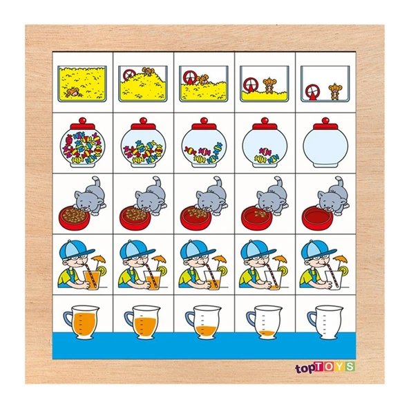 ZeycanHome CS-7015/19 Chiva, Hikaye Sırala Artan Azalan Hadi Sayalım 7016-7017-7018-7019 Kız Erkek Çocuk Oyunca ürün görseli 1