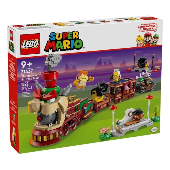 ZeycanHome 71437 Lego Super Mario Bowser Ekspres Treni 1392 parça +9 yaş Kız Erkek Çocuk Oyuncak Eğitici Oyunca ürün görseli 1