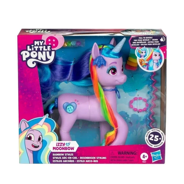 ZeycanHome F8825 My Little Pony - Izzyy Moonbow Gökkuşağı Stili Kız Erkek Çocuk Oyuncak Eğitici Oyuncaklar ürün görseli 1